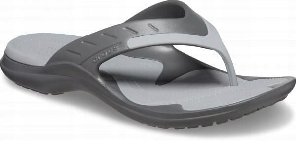 Japonki Dla Dorosłych Crocs Modi Sport Flip. Szare japonki Crocs, bez wzorów, z materiału, sportowe. Za 139.99 zł.