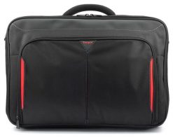 Torba Targus Classic+ Clamshell Case 18'' czarno-czerwona. Czarne torby na laptopa TARGUS, bez wzorów. Za 119.90 zł.