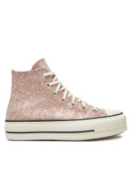 Converse Trampki Chuck Taylor All Star Lift Platform Hi A09422C Różowy. Czerwone trampki Converse, bez wzorów, z materiału, retro, bez zapięcia. Za 289.99 zł.