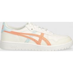 Asics sneakersy Japan kolor beżowy. Brązowe buty sportowe lifestyle ASICS, bez wzorów, z gumy, sportowe, z okrągłym noskiem, bez zapięcia. W wyprzedaży za 234.99 zł.