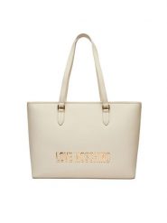 LOVE MOSCHINO Torebka JC4190PP1MKD0110 Écru. Shopper bag Love Moschino, bez wzorów, ze skóry, bez dodatków. Za 719.99 zł.