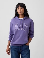 GAP Bluza w kolorze fioletowym rozmiar: XL. Różowe bluzy GAP, xl, bez wzorów, z kapturem. Za 154.95 zł.