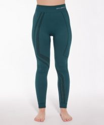 Spodnie damskie z wełną merino Brubeck THERMO WOOL by Pustelnik. Czerwone spodnie narciarskie Brubeck, bez wzorów, z dzianiny, narciarskie. Za 183.49 zł.