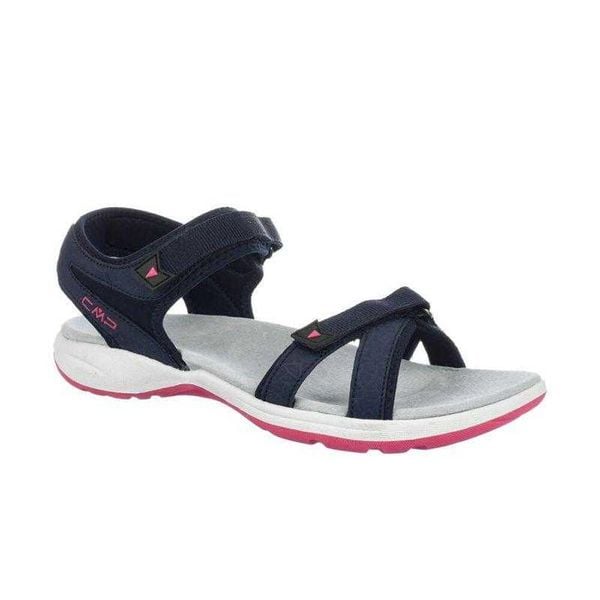 Damskie Skórzane Sandały Turystyczne Adib. Białe sandały CMP, bez wzorów, z materiału, z otwartym noskiem, bez obcasa, bez zapięcia. Za 299.99 zł.