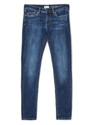 Pepe Jeans Dżinsy - Skinny fit - w kolorze granatowym rozmiar: W25/L30. Niebieskie jeansy Pepe Jeans, l, z aplikacjami, z jeansu, klasyczne. Za 150.02 zł.