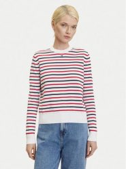 Tommy Jeans Sweter Essential DW0DW20159 Kolorowy Regular Fit. Swetry Tommy Jeans, m, bez wzorów, z jeansu, bez ramiączek. Za 389.99 zł.