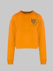 Plein Sport Bluza w kolorze pomarańczowym rozmiar: L. Pomarańczowe bluzy bez kaptura Plein Sport, l, bez wzorów, z bawełny, bez kaptura. Za 189.29 zł.