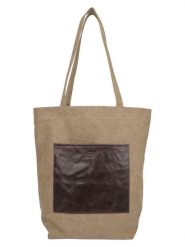 SPARWELL Shopper bag w kolorze beżowym rozmiar: onesize. Brązowe shopper bag SPARWELL, bez wzorów, z materiału, na ramię, bez dodatków. Za 86.99 zł.
