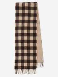 Becksöndergaard Wełniany szal "Florenca" w kolorze beżowo-brązowym - 220 x 37 cm rozmiar: onesize. Brązowe szaliki i kominy Becksöndergaard, bez wzorów, z materiału. Za 205.93 zł.