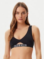 Calvin Klein Swimwear Góra od bikini KW0KW02745 Czarny. Czarne bikini Calvin Klein Swimwear, bez wzorów, z syntetyku. Za 149.99 zł.