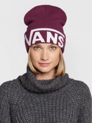 Vans Czapka Drop V Tall VN0A5FI3Y7Y1 Różowy. Czerwone czapki zimowe Vans, bez wzorów, z materiału. Za 129.99 zł.