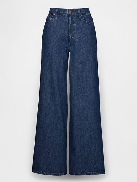 GAP Dżinsy - Comfort fit - w kolorze granatowym rozmiar: W31. Niebieskie jeansy GAP, bez wzorów, z bawełny, klasyczne, z podwyższonym stanem. Za 118.28 zł.