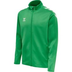 Bluza sportowa dla dorosłych Hummel Core XK Poly Zip Sweat. Zielone bluzy bez kaptura Hummel, xl, bez wzorów, bez kaptura. W wyprzedaży za 197.00 zł.