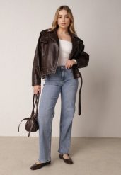 Niebieskie Szerokie Jeansy z Regularnym Stanem z Bawełną i Domieszką Wiskozy Lairoe. Niebieskie jeansy Born2be, l, bez wzorów, z bawełny, biznesowe. Za 129.99 zł.