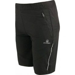 Krótkie damskie Athl DPT Ludmilla – czarne. Czarne szorty Eastpak, bez wzorów, sportowe. Za 227.99 zł.