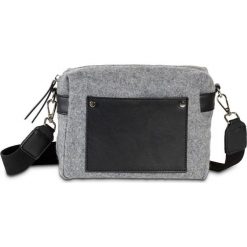 Torebka z filcu bonprix czarno-szary. Torebki klasyczne marki DOMYOS. Za 74.99 zł.