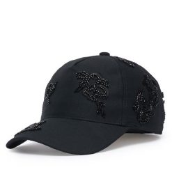 Czapka z daszkiem Liu Jo. Czarne czapki z daszkiem Liu Jo, bez wzorów. Za 299.99 zł.
