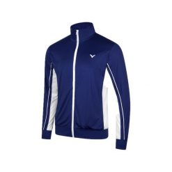 Bluza sportowa VICTOR J-43600 B r. M. Niebieskie bluzy bez kaptura Victor, m, bez wzorów, bez kaptura, tenisowe. Za 349.00 zł.