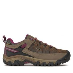 Trekkingi Keen. Brązowe buty trekkingowe Keen, bez zapięcia. Za 399.99 zł.