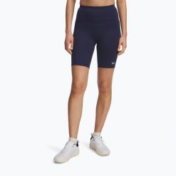 Spodenki Under Armour Motion Bike EMEA. Niebieskie szorty sportowe Under Armour, bez wzorów, na fitness i siłownię. Za 213.03 zł.
