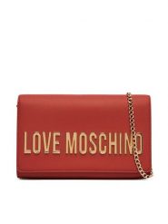 LOVE MOSCHINO Torebka JC4103PP0PKD0459 Czerwony. Czerwone kopertówki Love Moschino, bez wzorów, ze skóry, wizytowe, bez dodatków. Za 699.99 zł.