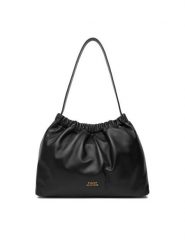 Tommy Hilfiger Torebka Soft Leather Shoulder Bag AW0AW18307 Czarny. Czarne torebki klasyczne Tommy Hilfiger, bez wzorów, ze skóry, bez dodatków. Za 849.99 zł.