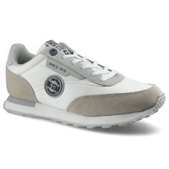 Białe Sneakersy Big Star Damskie Skórzane Półbuty. Szare buty sportowe lifestyle BIG STAR, bez wzorów, z jeansu, retro, bez obcasa. Za 169.00 zł.