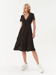 Calvin Klein Jeans Sukienka codzienna J20J221140 Czarny Regular Fit. Czarne sukienki Calvin Klein Jeans, na co dzień, xs, bez wzorów, z jeansu, bez kołnierzyka, bez ramiączek, proste. Za 319.99 zł.