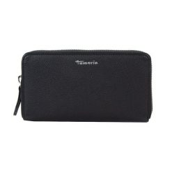 Tamaris Portfel Amanda Portfele 1 ct Czarny Damski. Czarne portfele Tamaris, bez wzorów, ze skóry. Za 305.99 zł.