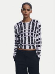 Desigual Sweter Noruega 25WWJF41 Czarny Regular Fit. Czarne swetry Desigual, xl, bez wzorów, z wiskozy, bez ramiączek. Za 219.99 zł.