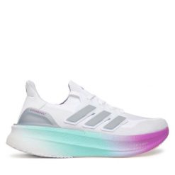 Buty do biegania adidas. Białe buty do biegania adidas, bez wzorów, bez zapięcia, do biegania. Za 799.99 zł.