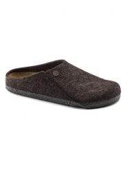 Birkenstock Skórzane kapcie "Zermatt Standard" w kolorze brązowym rozmiar: 40. Brązowe kapcie Birkenstock, bez wzorów, z materiału. Za 236.61 zł.