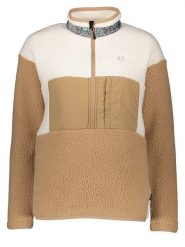 PICTURE Bluza polarowa "Naatil" w kolorze jasnobrązowo-kremowym rozmiar: XL. Brązowe bluzy bez kaptura Picture, xl, bez wzorów, z materiału, bez kaptura. Za 189.29 zł.