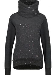 Alife and kickin Bluza "VioletAK" w kolorze antracytowym rozmiar: M. Czarne bluzy Alife and Kickin, m, bez wzorów, z bawełny, bez kaptura. Za 110.29 zł.