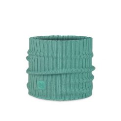 Komin zimowy z wełny merino Buff Merino Wool. Zielone szaliki i kominy Buff, na zimę, bez wzorów, z materiału. Za 193.35 zł.