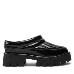 Klapki MICHAEL Michael Kors. Czarne klapki MICHAEL Michael Kors, bez wzorów, bez obcasa, bez zapięcia. Za 569.99 zł.