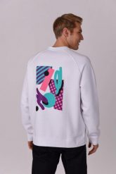 Bluza Penfold. Białe bluzy OOSC, m, bez wzorów, z bawełny, bez kaptura, narciarskie. Za 294.99 zł.