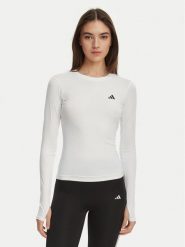 Adidas Koszulka techniczna Power Essentials Workout Contour KD2211 Biały Slim Fit. Białe t-shirty sportowe adidas, xs, bez wzorów, z syntetyku, bez ramiączek, na fitness i siłownię. Za 149.99 zł.
