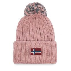 Czapka Napapijri. Czerwone czapki zimowe Napapijri, bez wzorów. Za 219.99 zł.