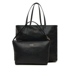 Torebka Guess. Czarne torebki klasyczne Guess, z aplikacjami, klasyczne, bez dodatków. Za 339.99 zł.