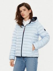 Tommy Hilfiger Kurtka przejściowa WW0WW45317 Błękitny Regular Fit. Niebieskie kurtki Tommy Hilfiger, xs, bez wzorów, z syntetyku, bez kaptura. Za 589.99 zł.