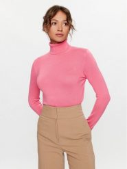 Liu Jo Golf WF3126 MA18F Różowy Regular Fit. Czerwone swetry Liu Jo, xl, bez wzorów, z wiskozy, bez ramiączek. Za 599.99 zł.