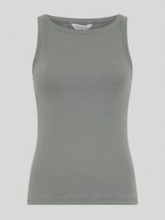 MOSS COPENHAGEN Top "Gubbe" w kolorze zielonym rozmiar: S/M. Zielone topy Moss Copenhagen, m, bez wzorów, bez kołnierzyka, bez ramiączek. Za 101.94 zł.