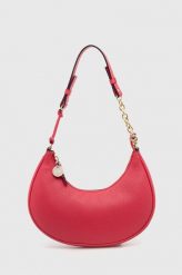 Red Valentino torebka skórzana kolor czerwony. Czerwone shopper bag Red Valentino, bez wzorów, na ramię, bez dodatków. Za 1,979.90 zł.