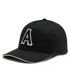 Czapka z daszkiem Alpha Industries. Czarne czapki z daszkiem Alpha Industries, bez wzorów. Za 99.99 zł.