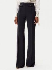 Elisabetta Franchi Spodnie materiałowe PA-121-56E2-V380 Czarny Regular Fit. Czarne spodnie materiałowe Elisabetta Franchi, bez wzorów, z materiału. Za 1,319.00 zł.