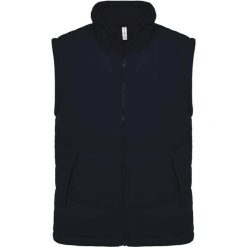 Kurtka puchowa bez rękawów Kariban Doublé Polaire. Niebieskie kurtki KARIBAN, xl, bez wzorów, z materiału, eleganckie, bez kaptura. Za 216.00 zł.