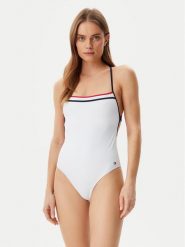 Tommy Hilfiger Strój kąpielowy UW0UW05849 Biały. Białe stroje jednoczęściowe Tommy Hilfiger, bez wzorów, z syntetyku. Za 239.99 zł.