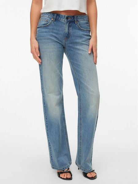 Vero Moda Jeansy Asta 10347729 Niebieski Bootcut Fit. Niebieskie jeansy Vero Moda, bez wzorów, z bawełny. Za 141.99 zł.