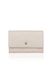 Bellicci Skórzany portfel "Velora" w kolorze kremowym - 17 x 10 x 3 cm rozmiar: onesize. Brązowe portfele Bellicci, bez wzorów, z materiału. Za 139.20 zł.